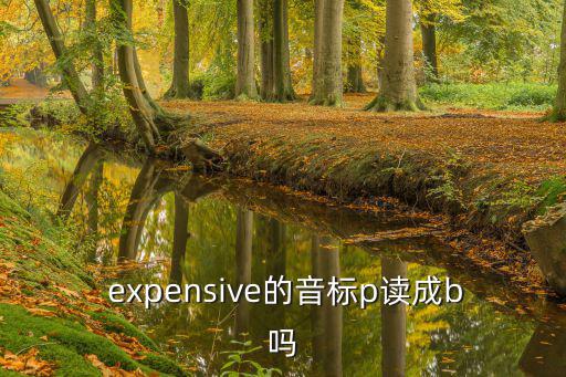  expensive的音標p讀成b嗎