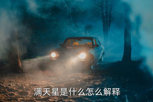 滿天星是什么怎么解釋