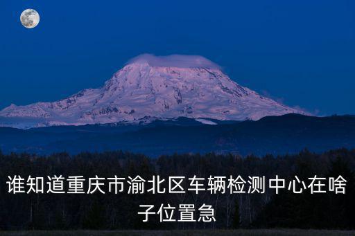 誰知道重慶市渝北區車輛檢測中心在啥子位置急