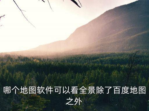 地圖全景，高德地圖全景模式