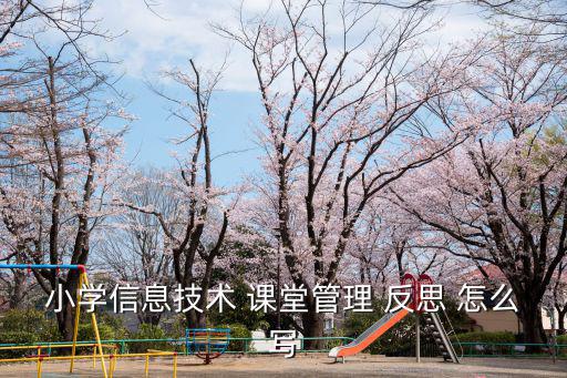 小學信息技術 課堂管理 反思 怎么寫
