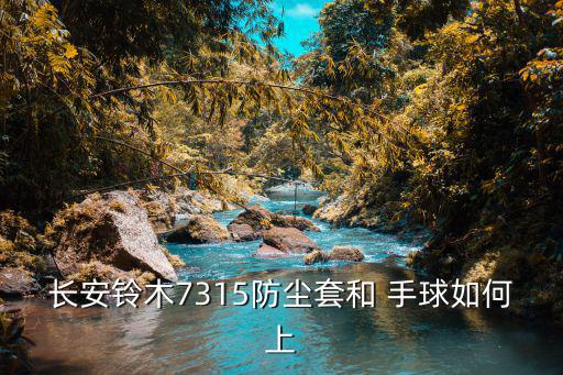 長安鈴木7315防塵套和 手球如何上