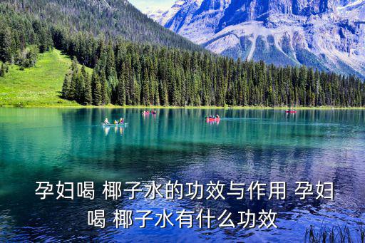 孕婦喝椰子,孕婦每天適當喝一至兩杯椰子水即可
