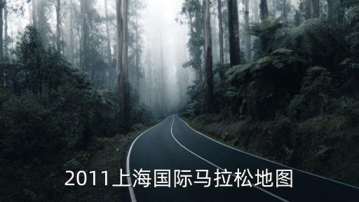 2011上海國際馬拉松地圖