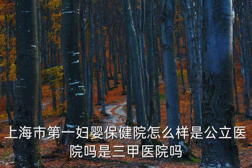 上海市第一婦嬰保健院怎么樣是公立醫院嗎是三甲醫院嗎