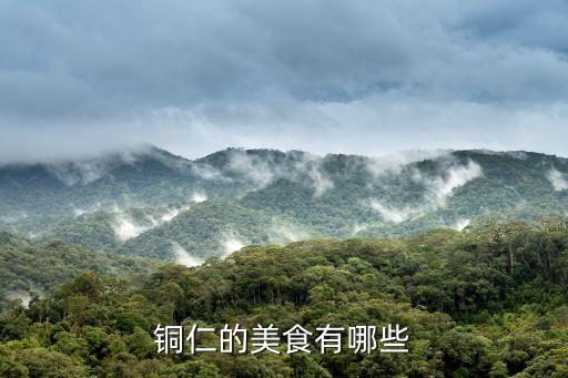 銅仁的美食有哪些
