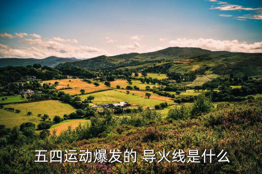  五四運動爆發的 導火線是什么