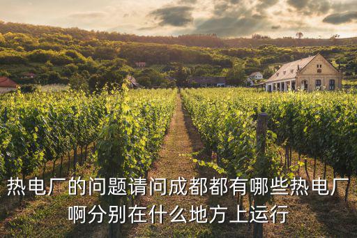 熱電廠的問題請問成都都有哪些熱電廠啊分別在什么地方上運行