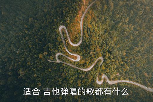 適合 吉他彈唱的歌都有什么
