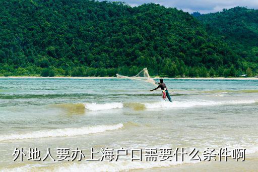 外地人要辦上海戶口需要什么條件啊