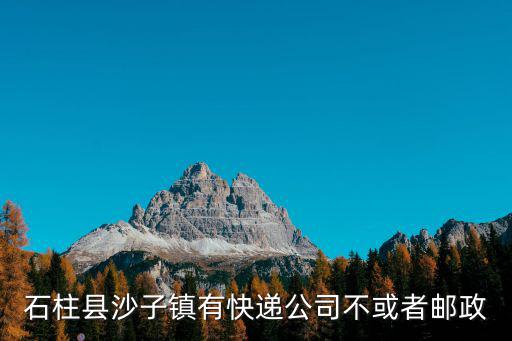 石柱縣沙子鎮有快遞公司不或者郵政