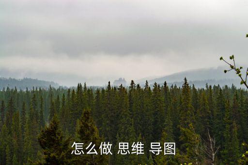 怎么做 思維 導圖