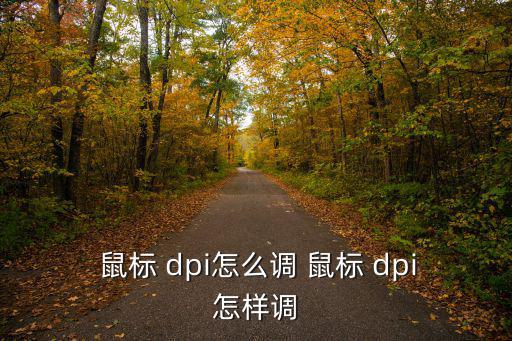  鼠標(biāo) dpi怎么調(diào) 鼠標(biāo) dpi怎樣調(diào)