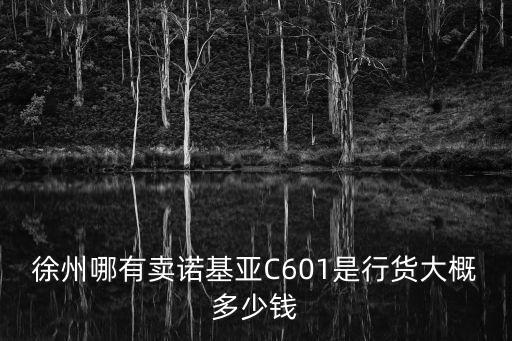徐州哪有賣諾基亞C601是行貨大概多少錢
