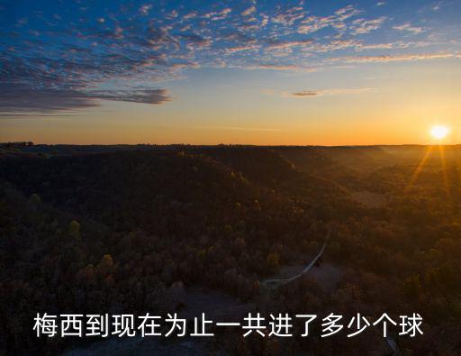 梅西到現在為止一共進了多少個球