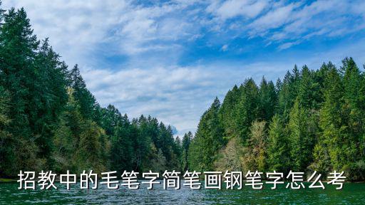 招教中的毛筆字簡筆畫鋼筆字怎么考