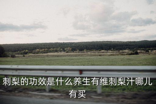 刺梨的功效是什么養生有維刺梨汁哪兒有買