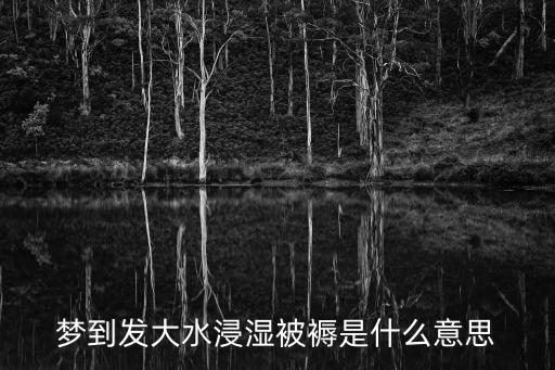 夢到發(fā)大水浸濕被褥是什么意思