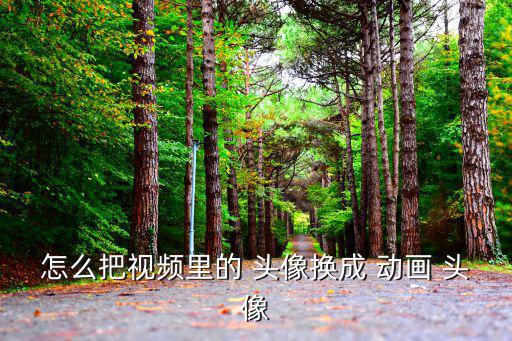 怎么把視頻里的 頭像換成 動畫 頭像