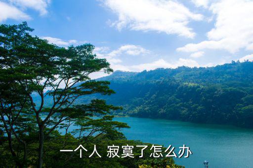 一個人 寂寞了怎么辦