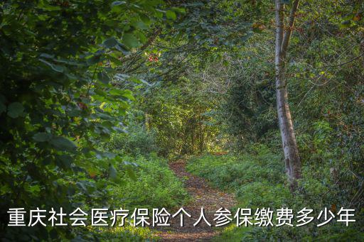 重慶社會(huì)醫(yī)療保險(xiǎn)個(gè)人參保繳費(fèi)多少年