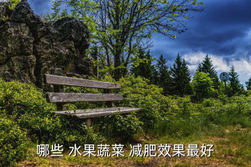 哪些 水果蔬菜 減肥效果最好