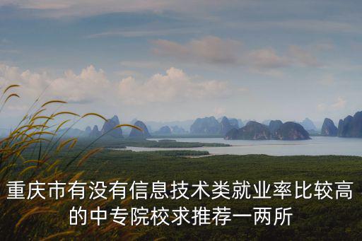 重慶市有沒有信息技術類就業率比較高的中專院校求推薦一兩所