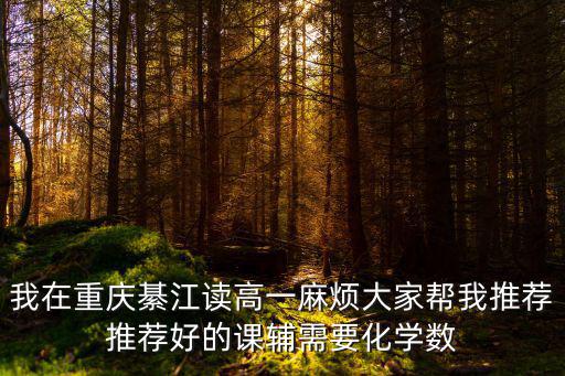 我在重慶綦江讀高一麻煩大家?guī)臀彝扑]推薦好的課輔需要化學(xué)數(shù)