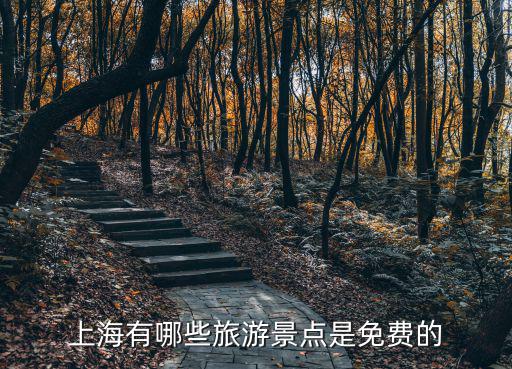上海有哪些旅游景點是免費的