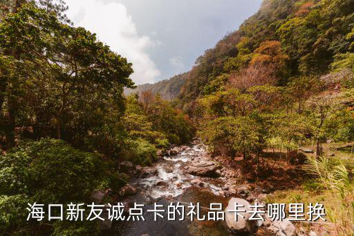 海口新友誠點(diǎn)卡的禮品卡去哪里換