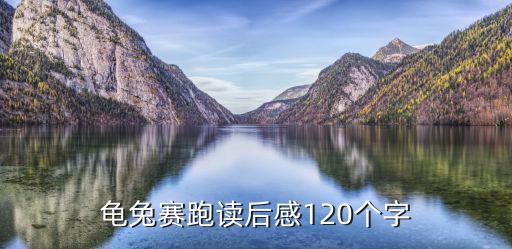 龜兔賽跑讀后感，龜兔賽跑讀后感120個(gè)字
