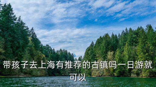 帶孩子去上海有推薦的古鎮(zhèn)嗎一日游就可以