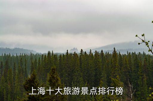 上海十大旅游景點排行榜