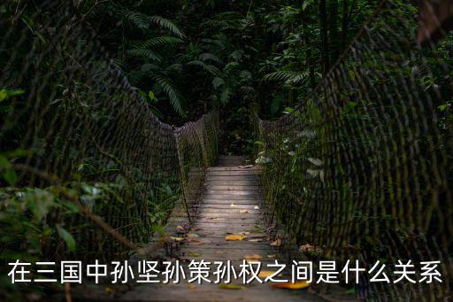 孫權孫策什么關系，孫權和孫策是什么關系