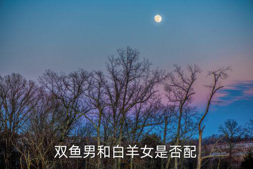 白羊女雙魚男，雙魚男和白羊女是否配