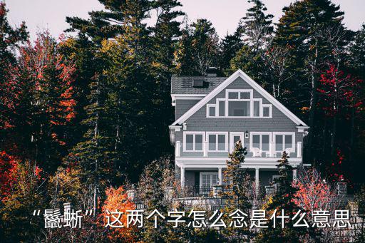 “鬣蜥”這兩個字怎么念是什么意思