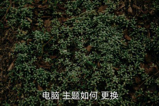  電腦 主題如何 更換