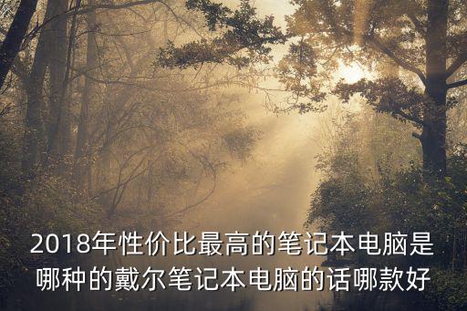 2018年性?xún)r(jià)比最高的筆記本電腦是哪種的戴爾筆記本電腦的話(huà)哪款好