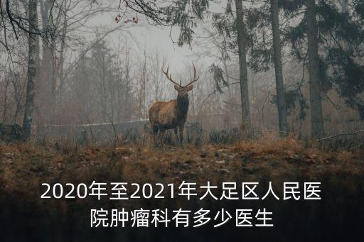 重慶市大足區(qū)3家醫(yī)院科室，2020年至2021年大足區(qū)人民醫(yī)院腫瘤科有多少醫(yī)生