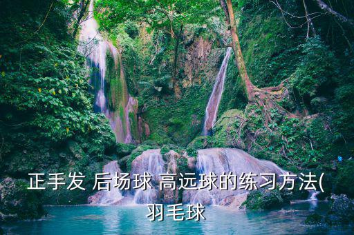 正手發(fā) 后場球 高遠(yuǎn)球的練習(xí)方法(羽毛球