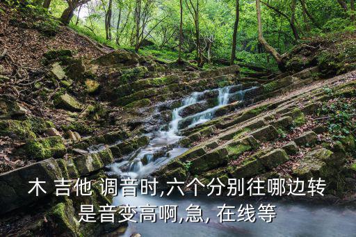 木 吉他 調音時,六個分別往哪邊轉是音變高啊,急, 在線等