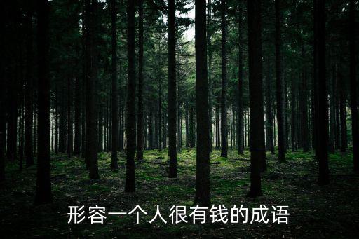 形容有錢的成語，關于有錢的成語