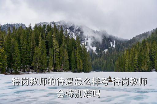特崗老師,中西部農(nóng)村義務(wù)教育特殊教師待遇