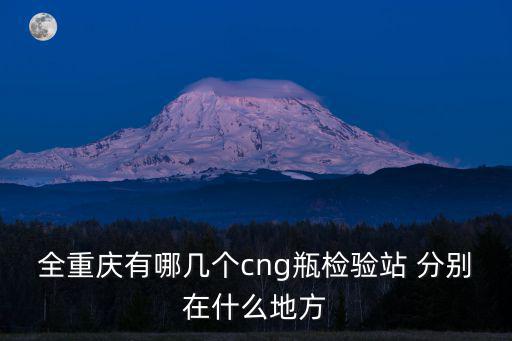 全重慶有哪幾個cng瓶檢驗站 分別在什么地方