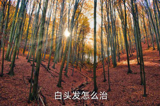 怎樣治白頭發,【白頭發如何預防和治療?