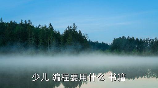 少兒 編程要用什么 書籍