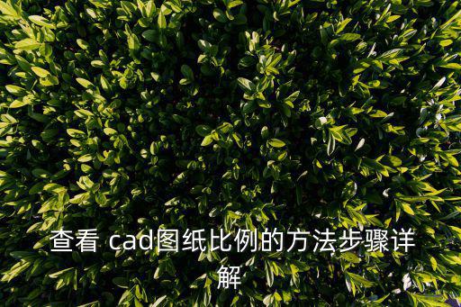  查看 cad圖紙比例的方法步驟詳解