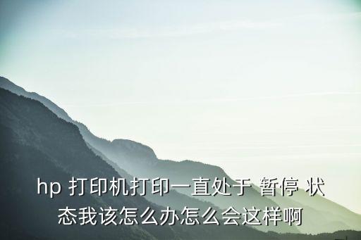 打印機狀態(tài)已暫停,打印機怎么辦?別慌!