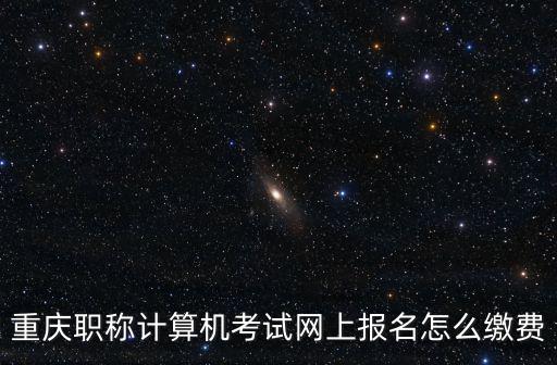 重慶職稱計(jì)算機(jī)考試網(wǎng)上報(bào)名怎么繳費(fèi)