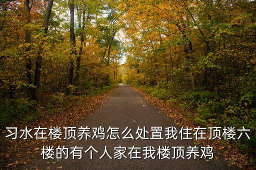 習水在樓頂養雞怎么處置我住在頂樓六樓的有個人家在我樓頂養雞